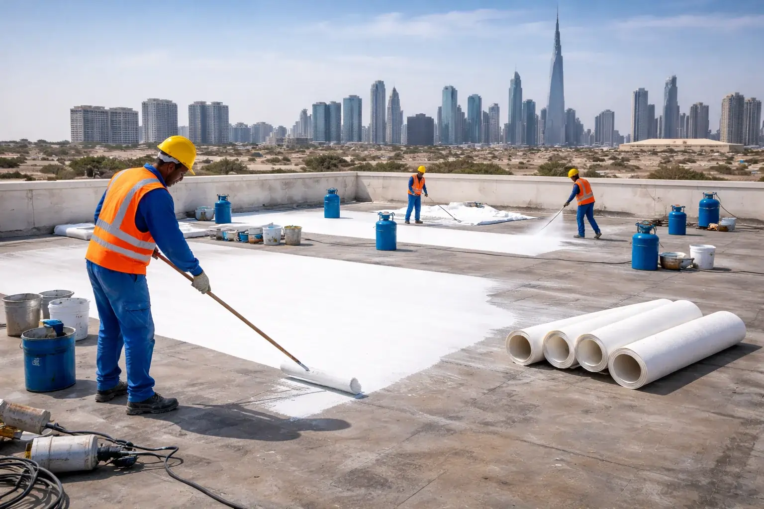 عزل اسطح في الشارقة