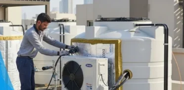 تبريد خزانات المياه في ام القيوين